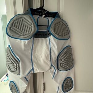 CHAMPRO Men's Bull Rush 7-Pad Compression Girdle for Football Size 3X